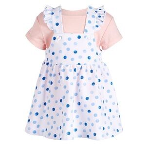 Baby Girl Bodysuit & Printed Jumper Set Easter